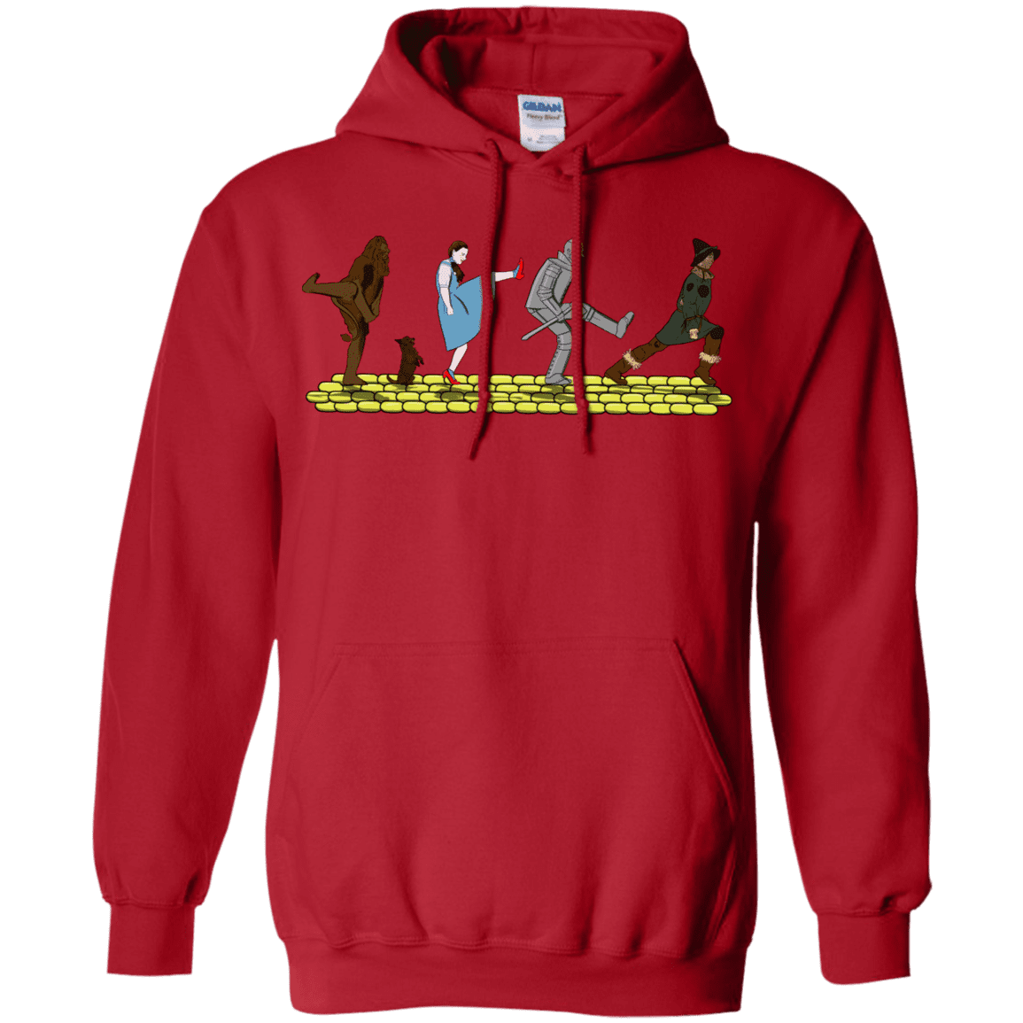 Sweatshirts Red / S Walk to Oz Pullover Hoodie