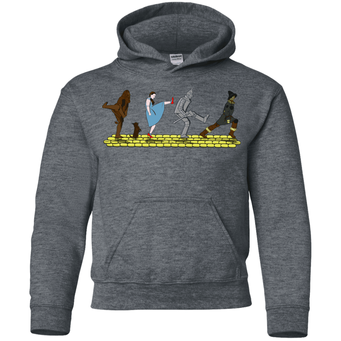 Sweatshirts Dark Heather / YS Walk to Oz Youth Hoodie