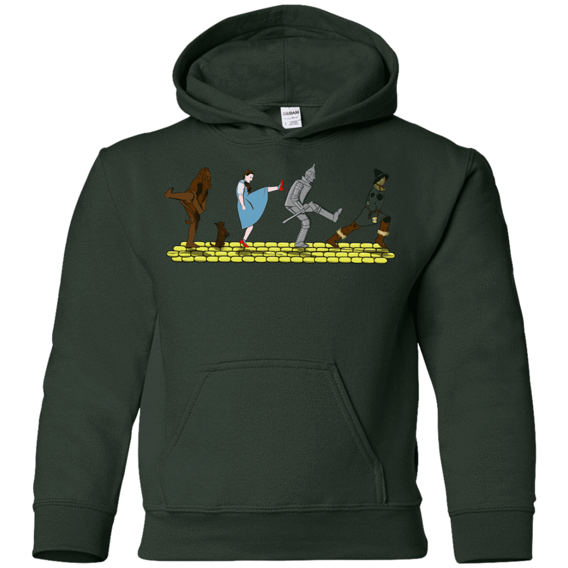 Sweatshirts Forest Green / YS Walk to Oz Youth Hoodie