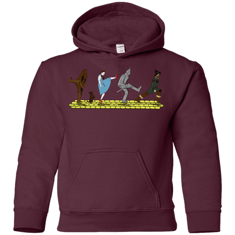 Sweatshirts Maroon / YS Walk to Oz Youth Hoodie