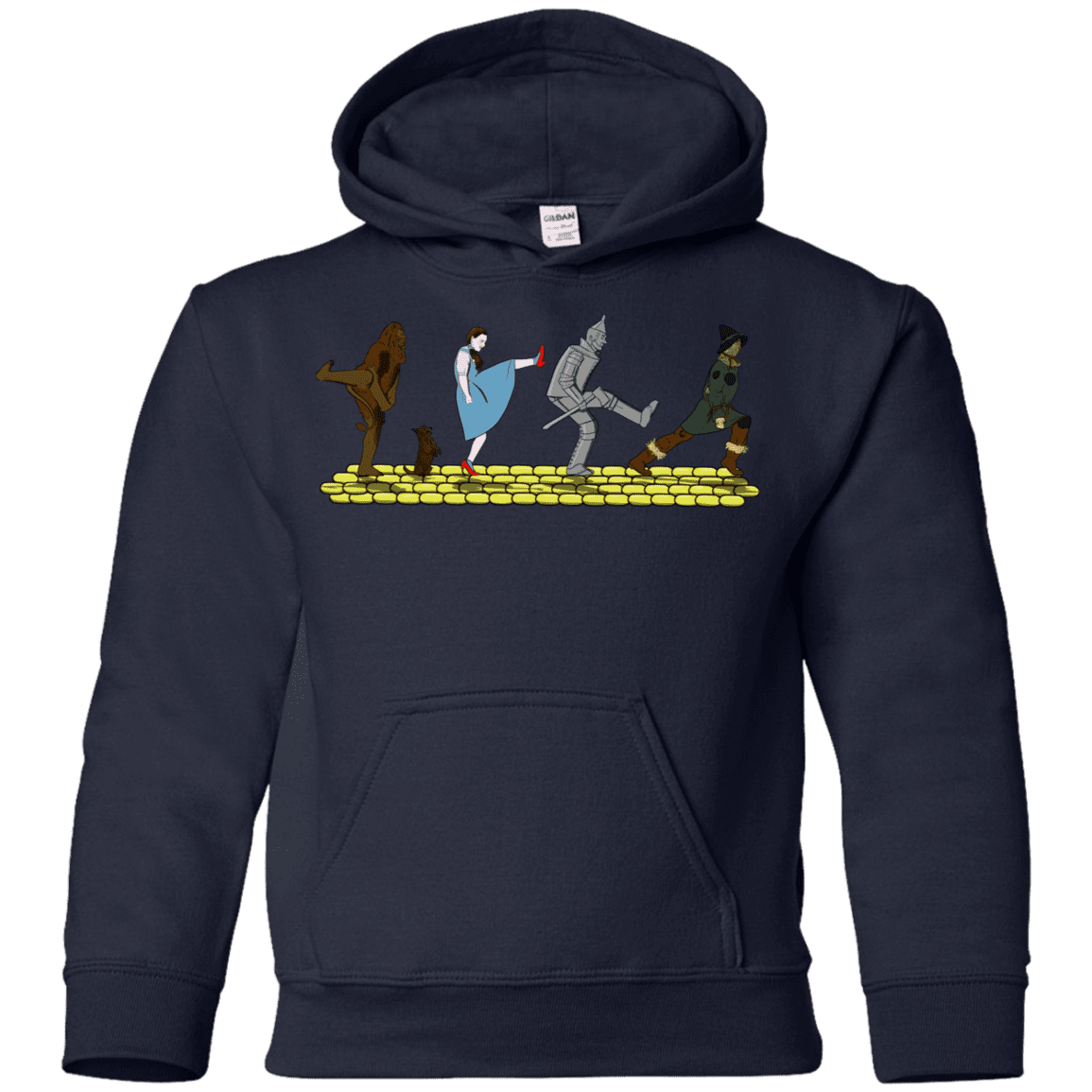 Sweatshirts Navy / YS Walk to Oz Youth Hoodie