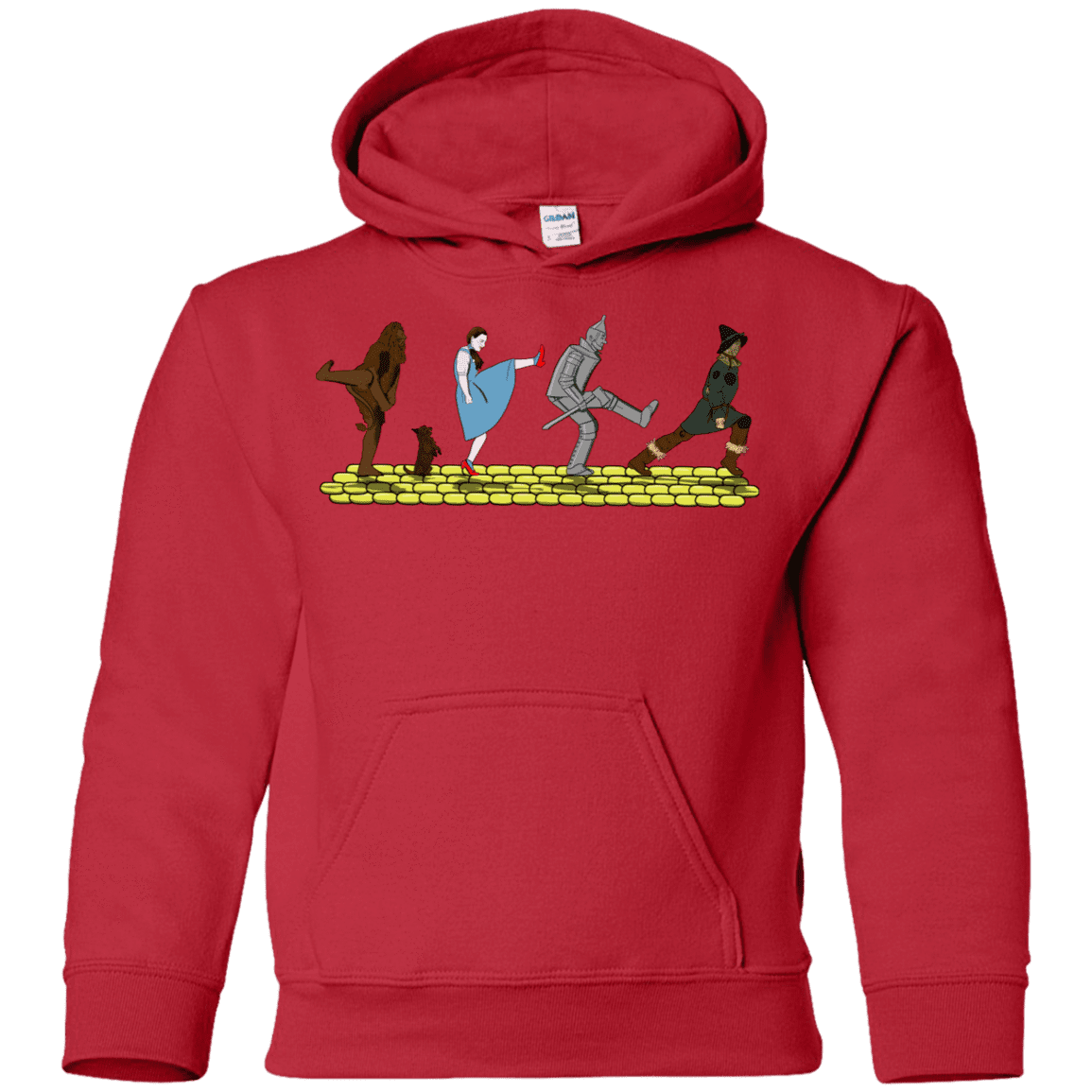 Sweatshirts Red / YS Walk to Oz Youth Hoodie