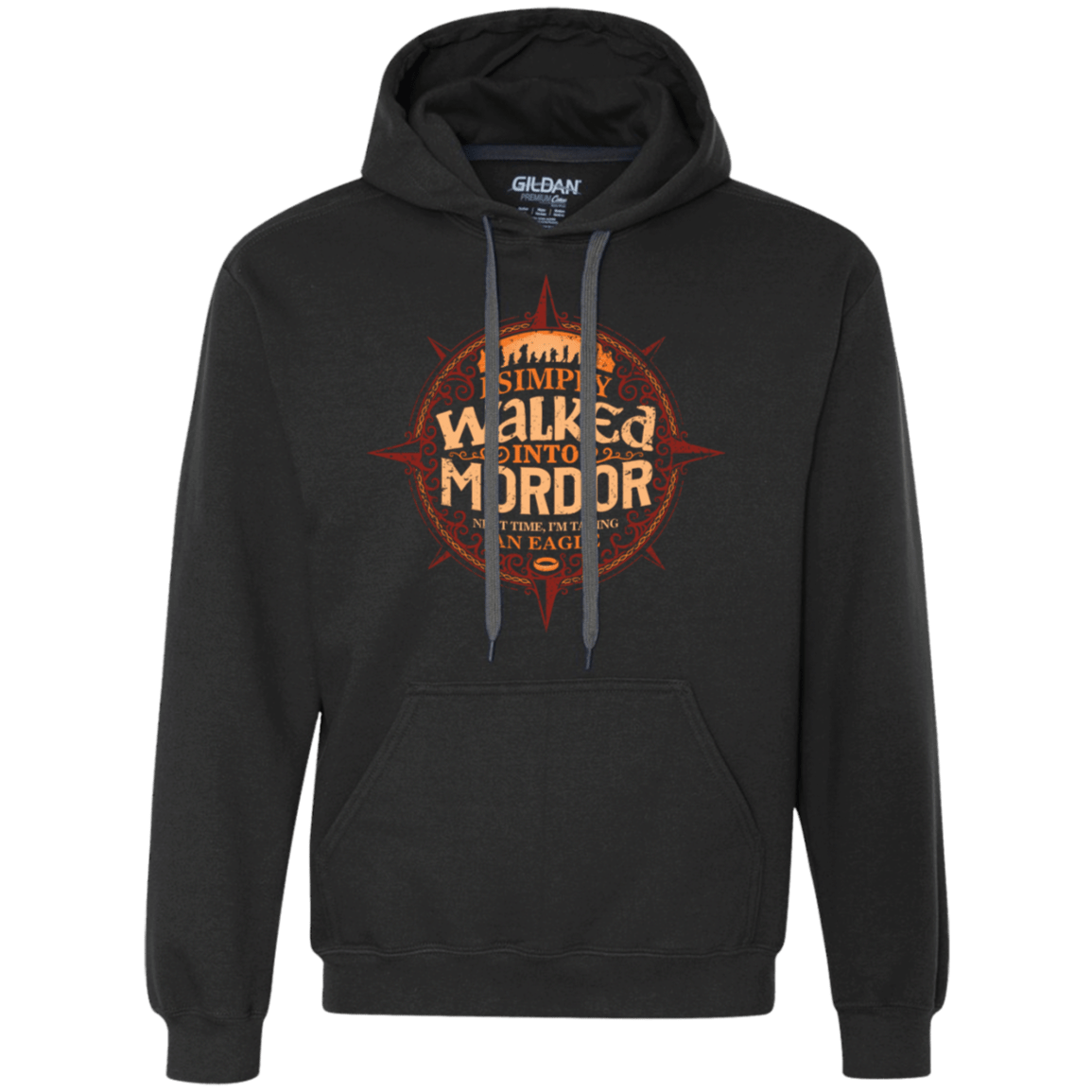 Sweatshirts Black / S Walked Mordor Premium Fleece Hoodie