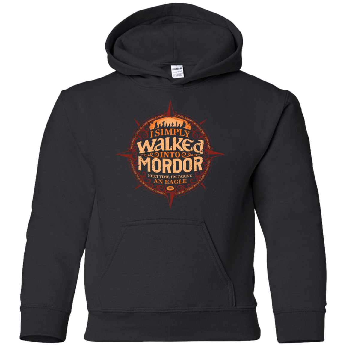 Sweatshirts Black / YS Walked Mordor Youth Hoodie