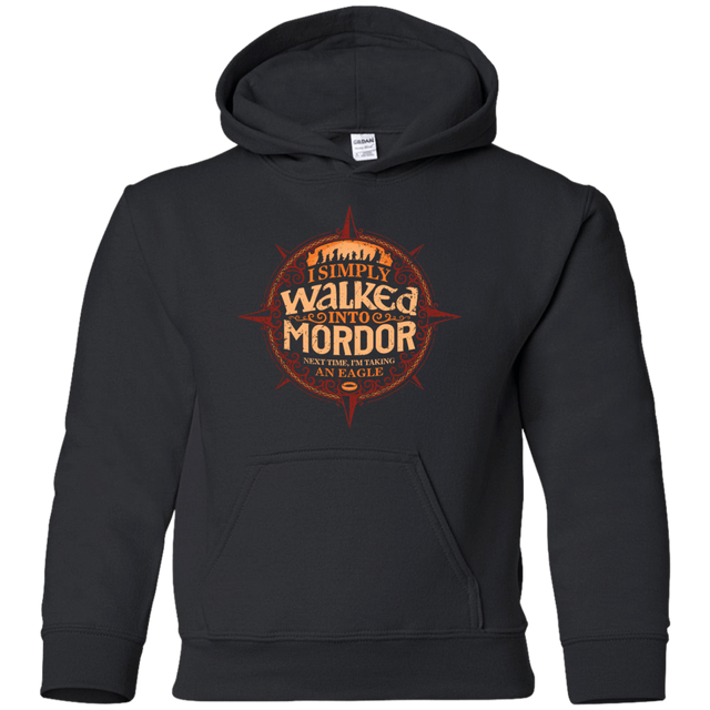 Sweatshirts Black / YS Walked Mordor Youth Hoodie