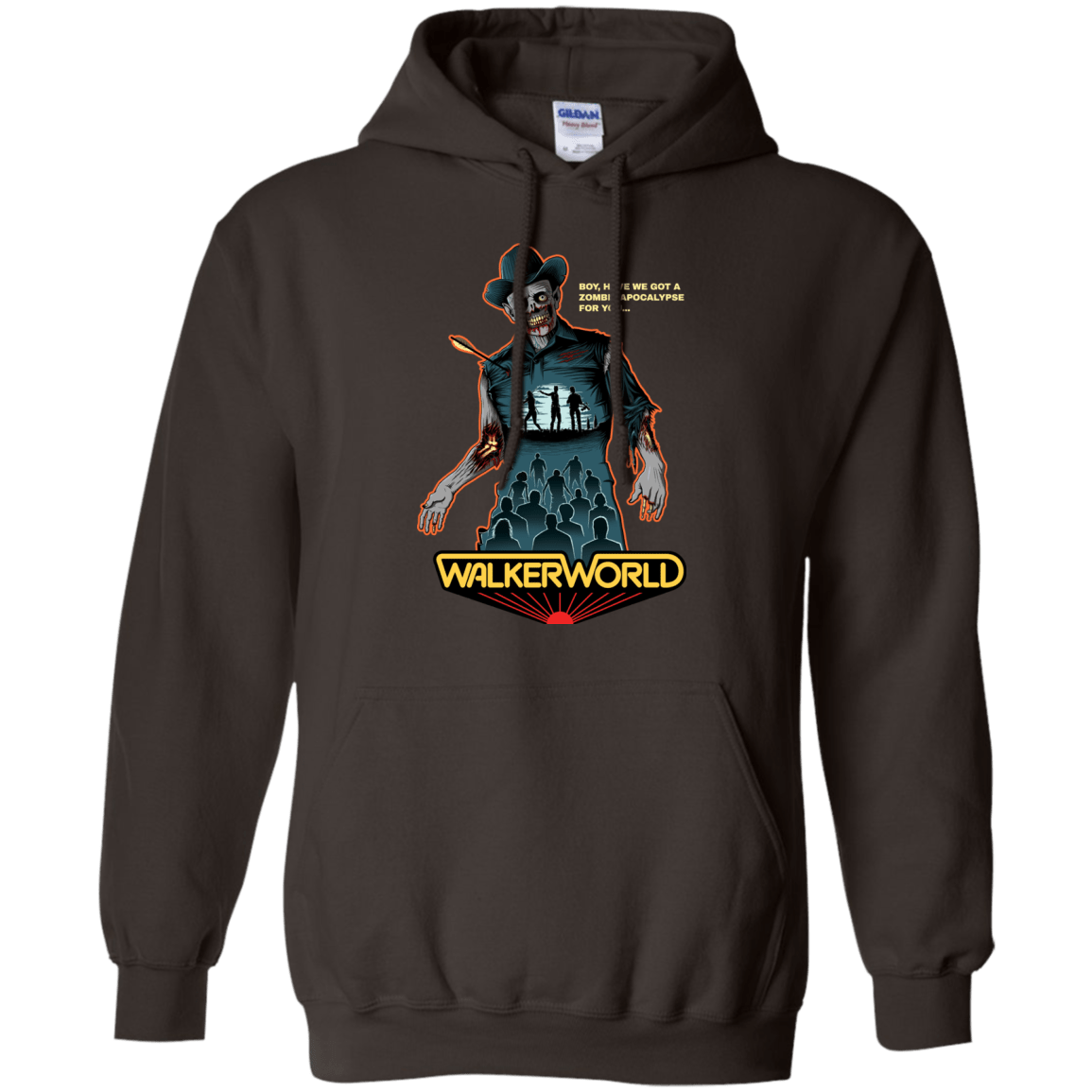 Sweatshirts Dark Chocolate / Small Walker World Pullover Hoodie