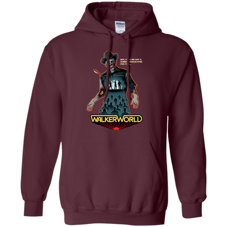 Sweatshirts Maroon / Small Walker World Pullover Hoodie