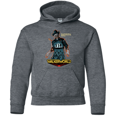 Sweatshirts Dark Heather / YS Walker World Youth Hoodie
