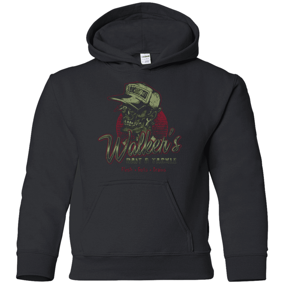 Sweatshirts Black / YS Walkers Bait & Tackle Youth Hoodie