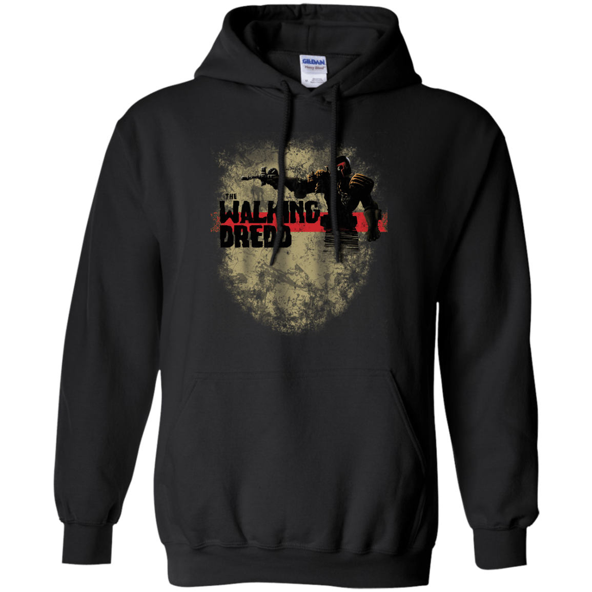 Sweatshirts Black / Small Walking Dredd Pullover Hoodie