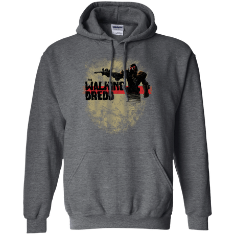 Sweatshirts Dark Heather / Small Walking Dredd Pullover Hoodie