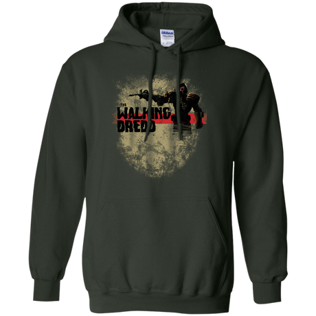 Sweatshirts Forest Green / Small Walking Dredd Pullover Hoodie