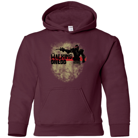 Sweatshirts Maroon / YS Walking Dredd Youth Hoodie