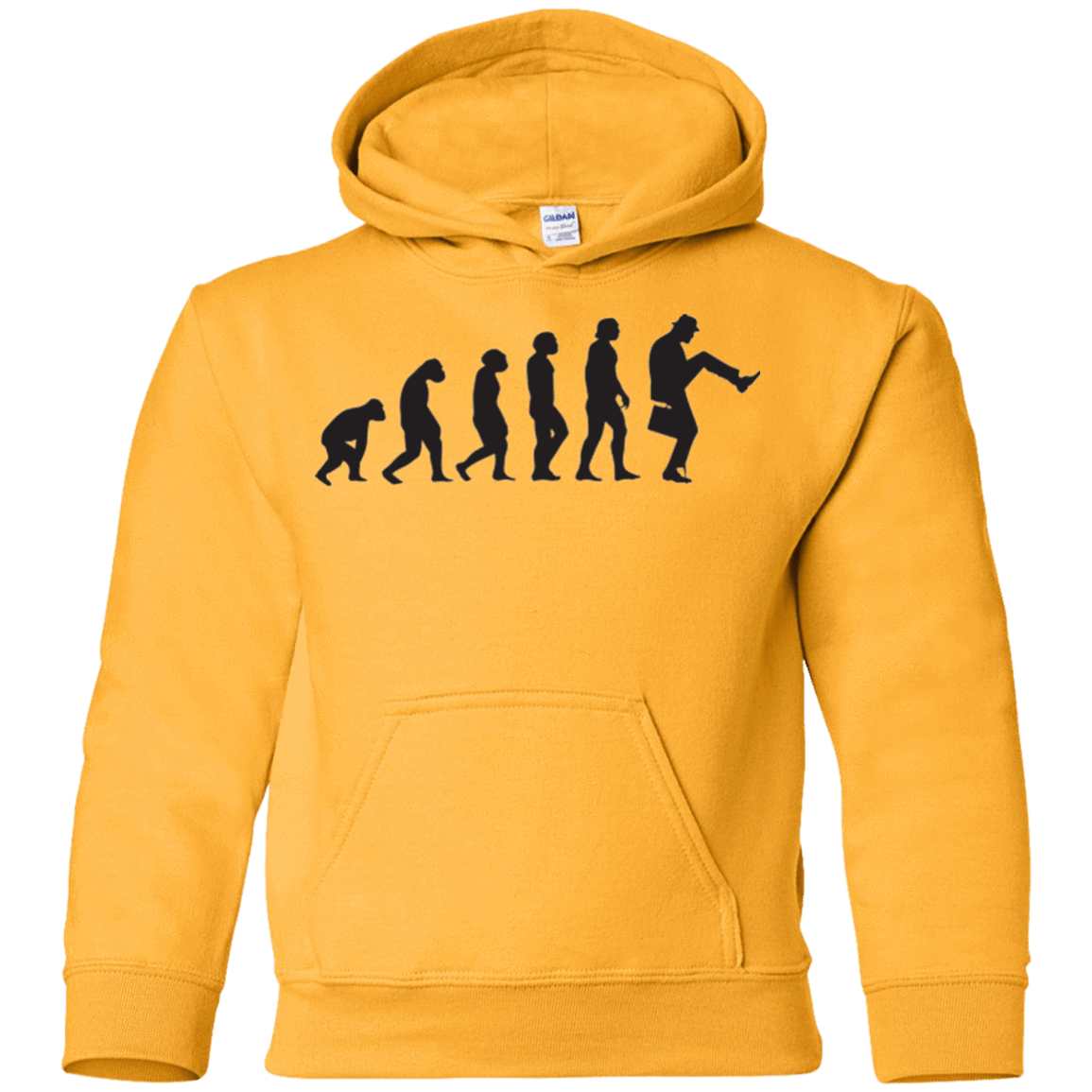 Sweatshirts Gold / YS Walking Evolution Youth Hoodie