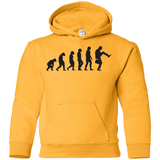 Sweatshirts Gold / YS Walking Evolution Youth Hoodie