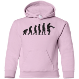 Sweatshirts Light Pink / YS Walking Evolution Youth Hoodie
