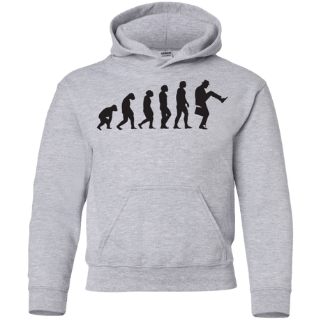 Sweatshirts Sport Grey / YS Walking Evolution Youth Hoodie