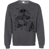 Sweatshirts Dark Heather / S WALL-E Plan Crewneck Sweatshirt