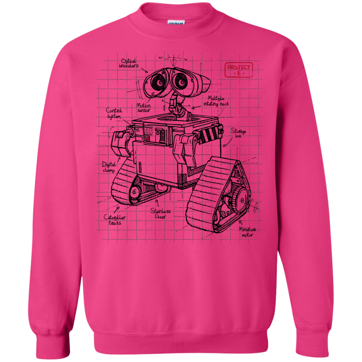 Sweatshirts Heliconia / S WALL-E Plan Crewneck Sweatshirt