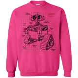 Sweatshirts Heliconia / S WALL-E Plan Crewneck Sweatshirt