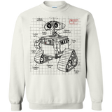 Sweatshirts White / S WALL-E Plan Crewneck Sweatshirt