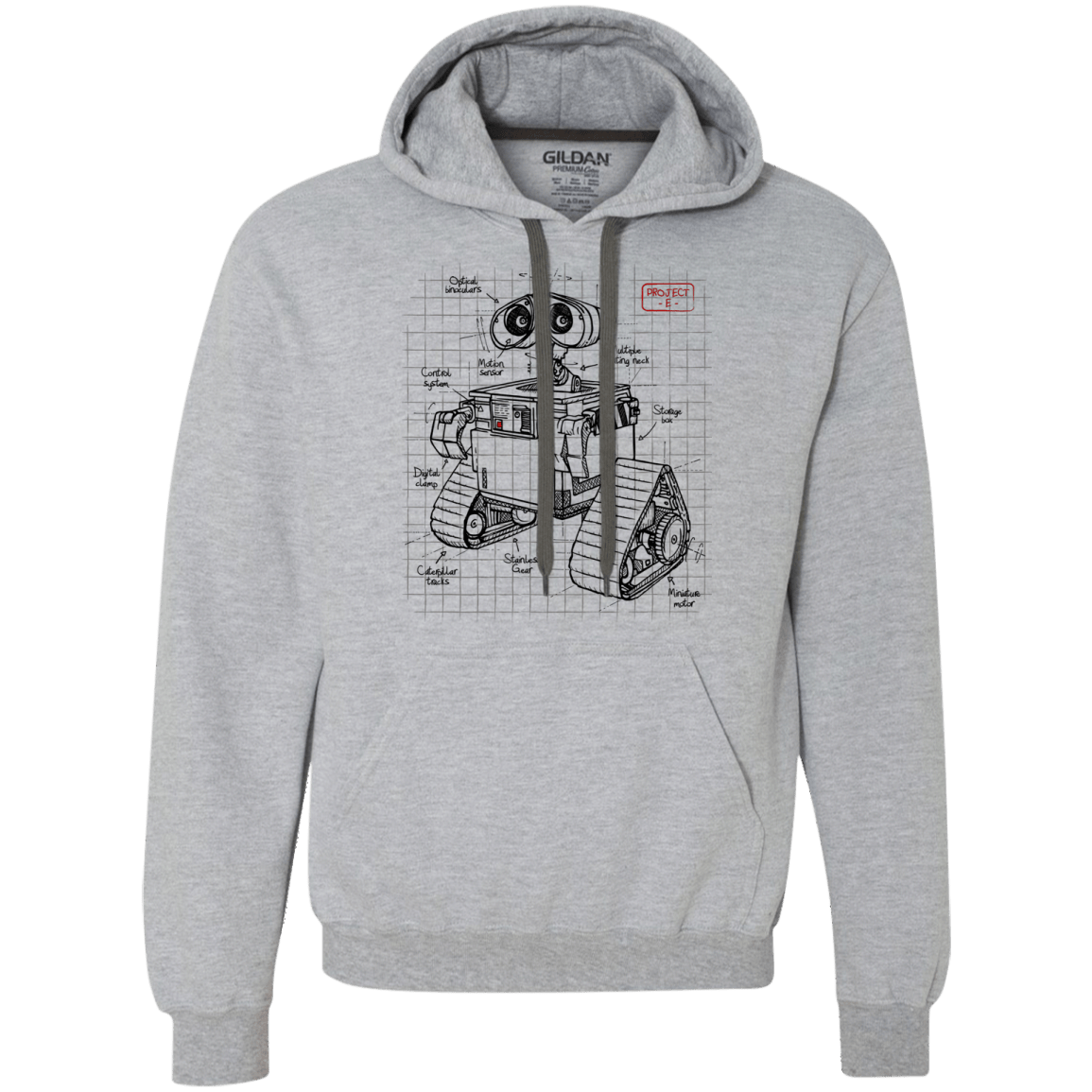 Sweatshirts Sport Grey / S WALL-E Plan Premium Fleece Hoodie