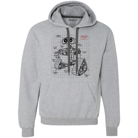 Sweatshirts Sport Grey / S WALL-E Plan Premium Fleece Hoodie