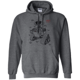 Sweatshirts Dark Heather / S WALL-E Plan Pullover Hoodie