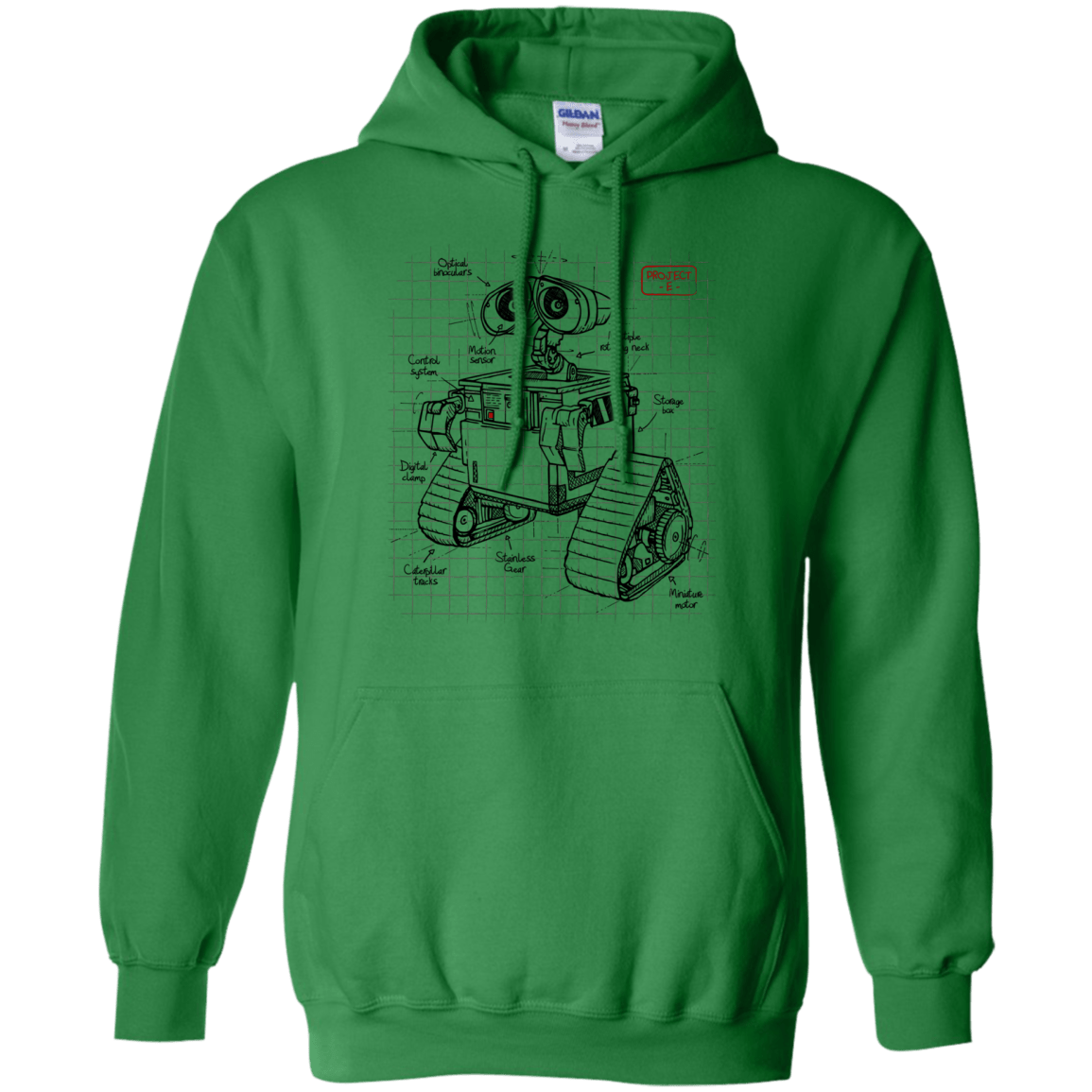 Sweatshirts Irish Green / S WALL-E Plan Pullover Hoodie