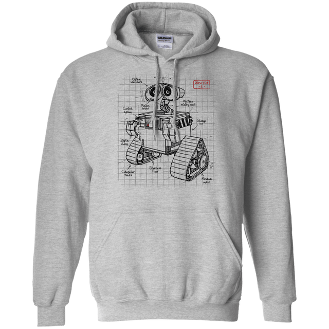 Sweatshirts Sport Grey / S WALL-E Plan Pullover Hoodie
