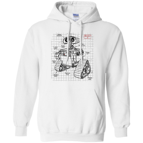 Sweatshirts White / S WALL-E Plan Pullover Hoodie