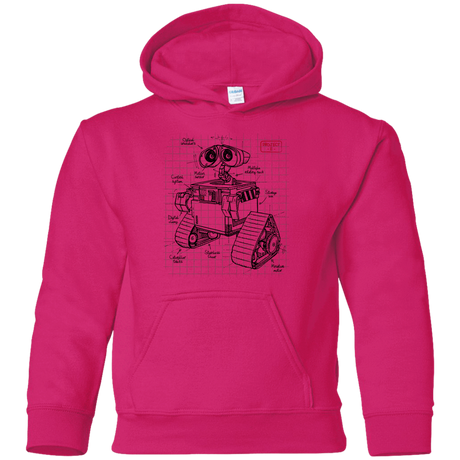 Sweatshirts Heliconia / YS WALL-E Plan Youth Hoodie