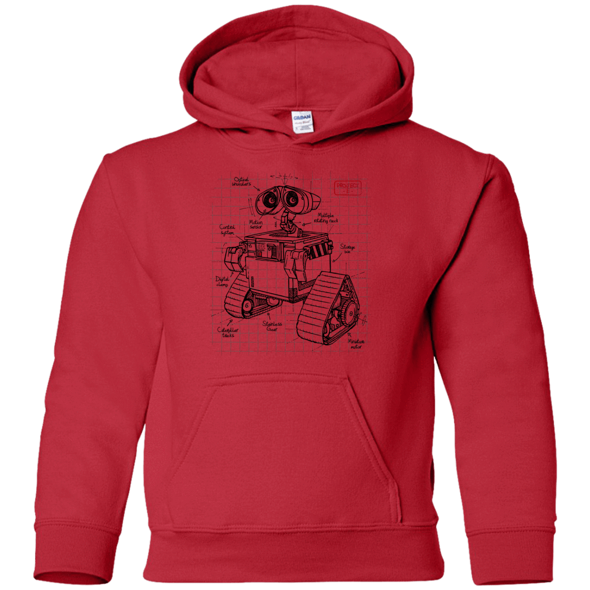 Sweatshirts Red / YS WALL-E Plan Youth Hoodie