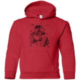 Sweatshirts Red / YS WALL-E Plan Youth Hoodie
