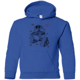 Sweatshirts Royal / YS WALL-E Plan Youth Hoodie