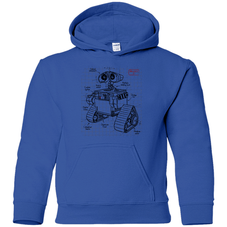 Sweatshirts Royal / YS WALL-E Plan Youth Hoodie