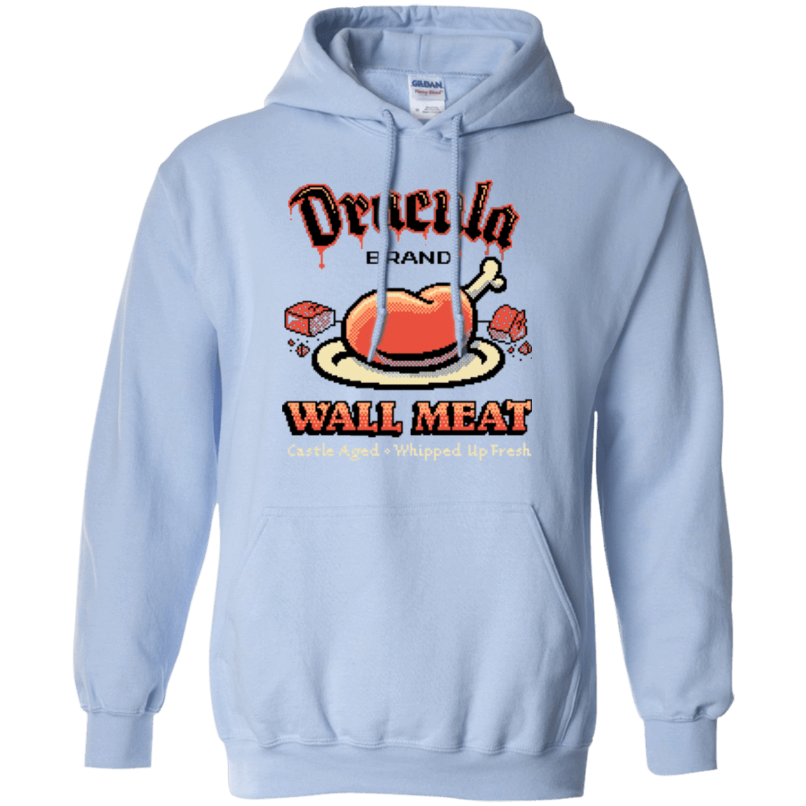 Sweatshirts Light Blue / Small Wall Meat Pullover Hoodie