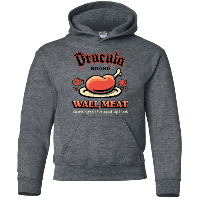 Sweatshirts Dark Heather / YS Wall Meat Youth Hoodie
