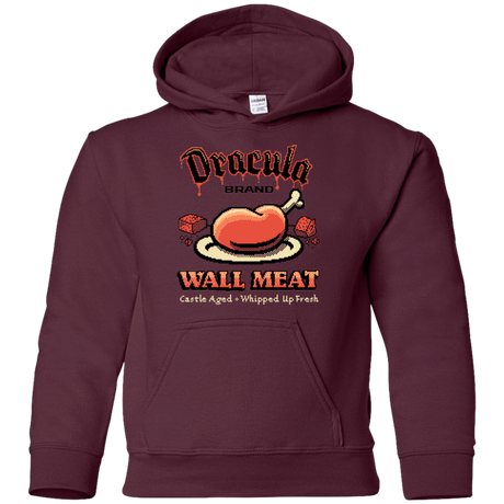 Sweatshirts Maroon / YS Wall Meat Youth Hoodie
