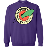 Sweatshirts Purple / Small Walternet Express Crewneck Sweatshirt
