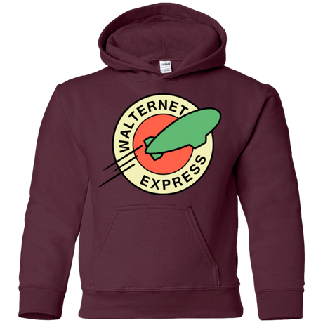 Sweatshirts Maroon / YS Walternet Express Youth Hoodie
