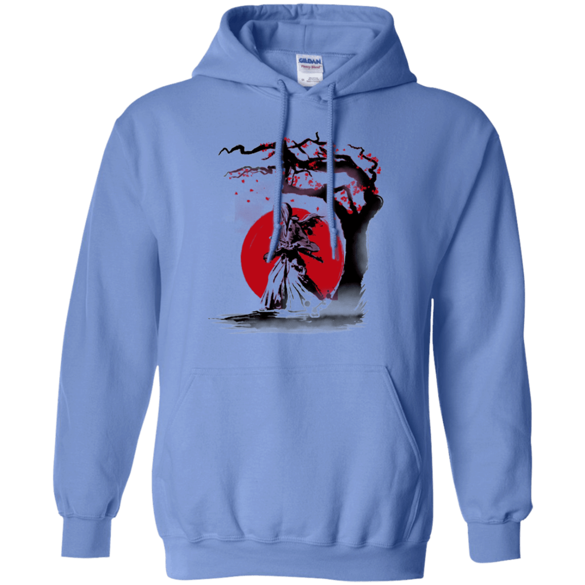 Sweatshirts Carolina Blue / Small wandering samurai Pullover Hoodie