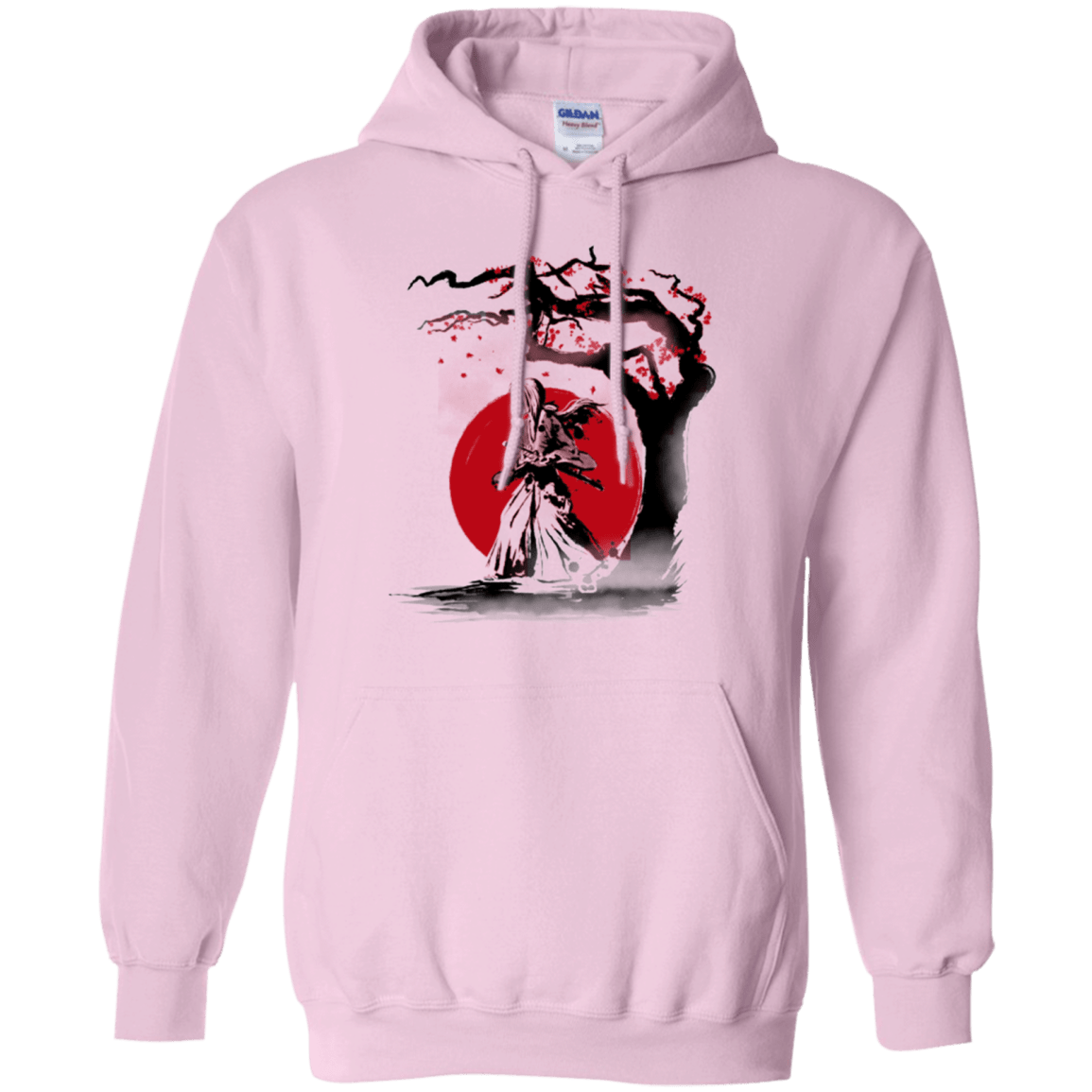 Sweatshirts Light Pink / Small wandering samurai Pullover Hoodie