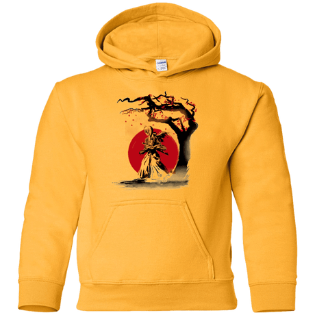 Sweatshirts Gold / YS wandering samurai Youth Hoodie