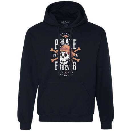 Sweatshirts Navy / Small Wanted Pirate Forever Premium Fleece Hoodie