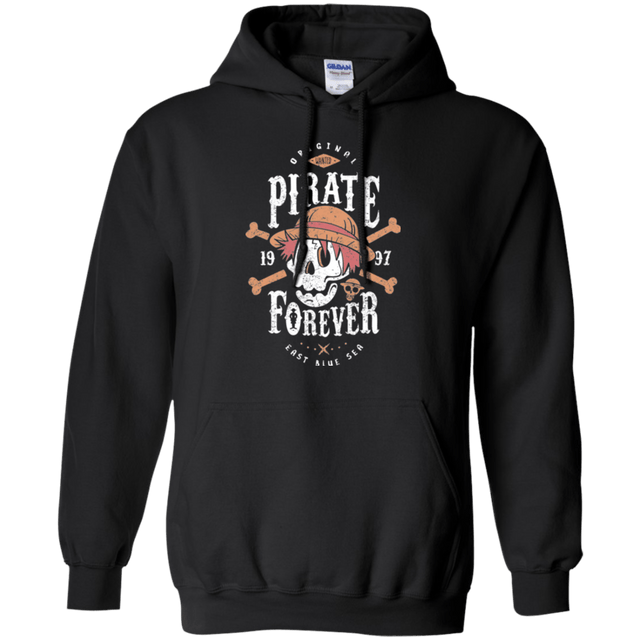 Sweatshirts Black / Small Wanted Pirate Forever Pullover Hoodie