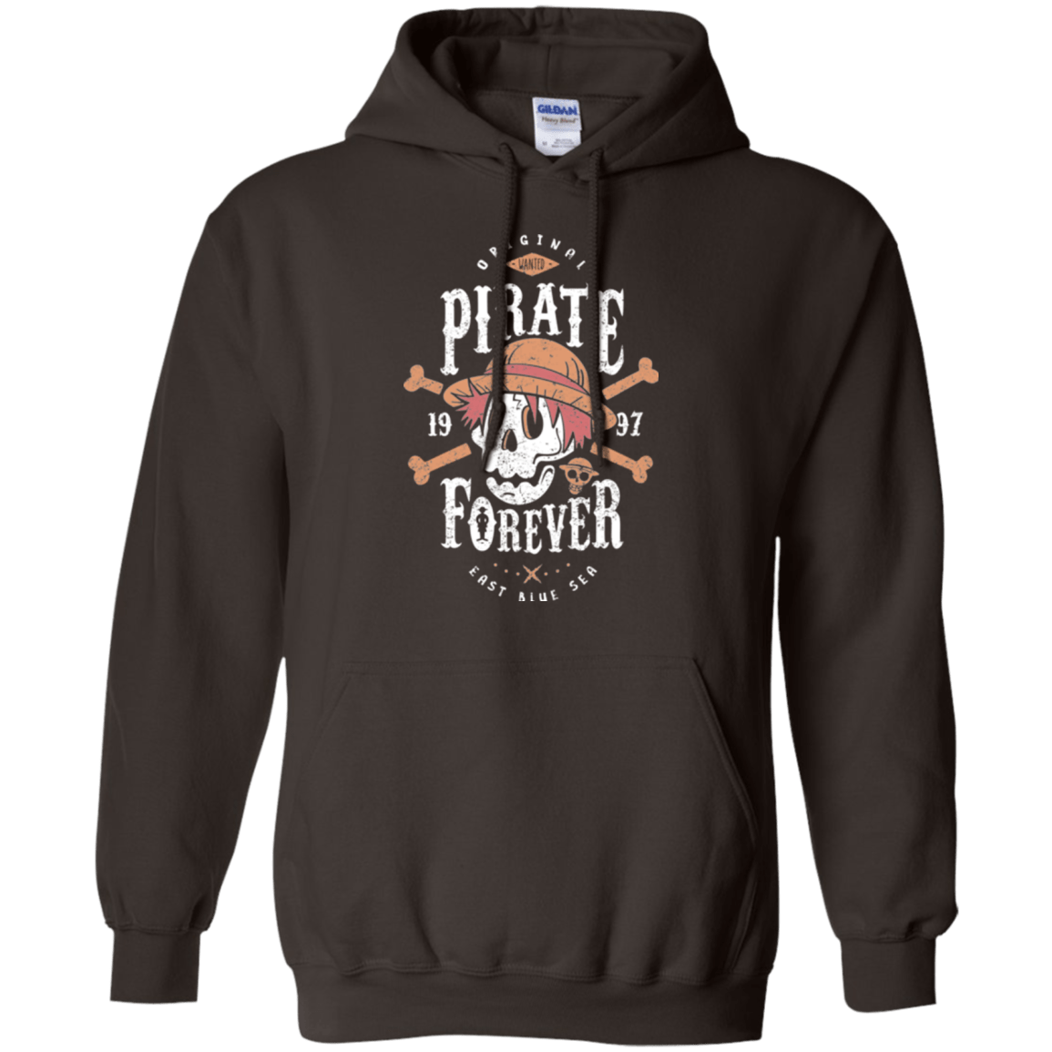 Sweatshirts Dark Chocolate / Small Wanted Pirate Forever Pullover Hoodie