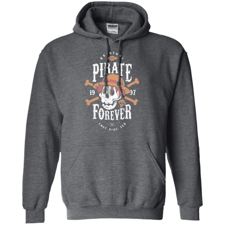 Sweatshirts Dark Heather / Small Wanted Pirate Forever Pullover Hoodie