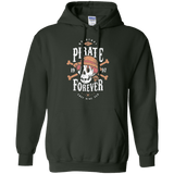 Sweatshirts Forest Green / Small Wanted Pirate Forever Pullover Hoodie