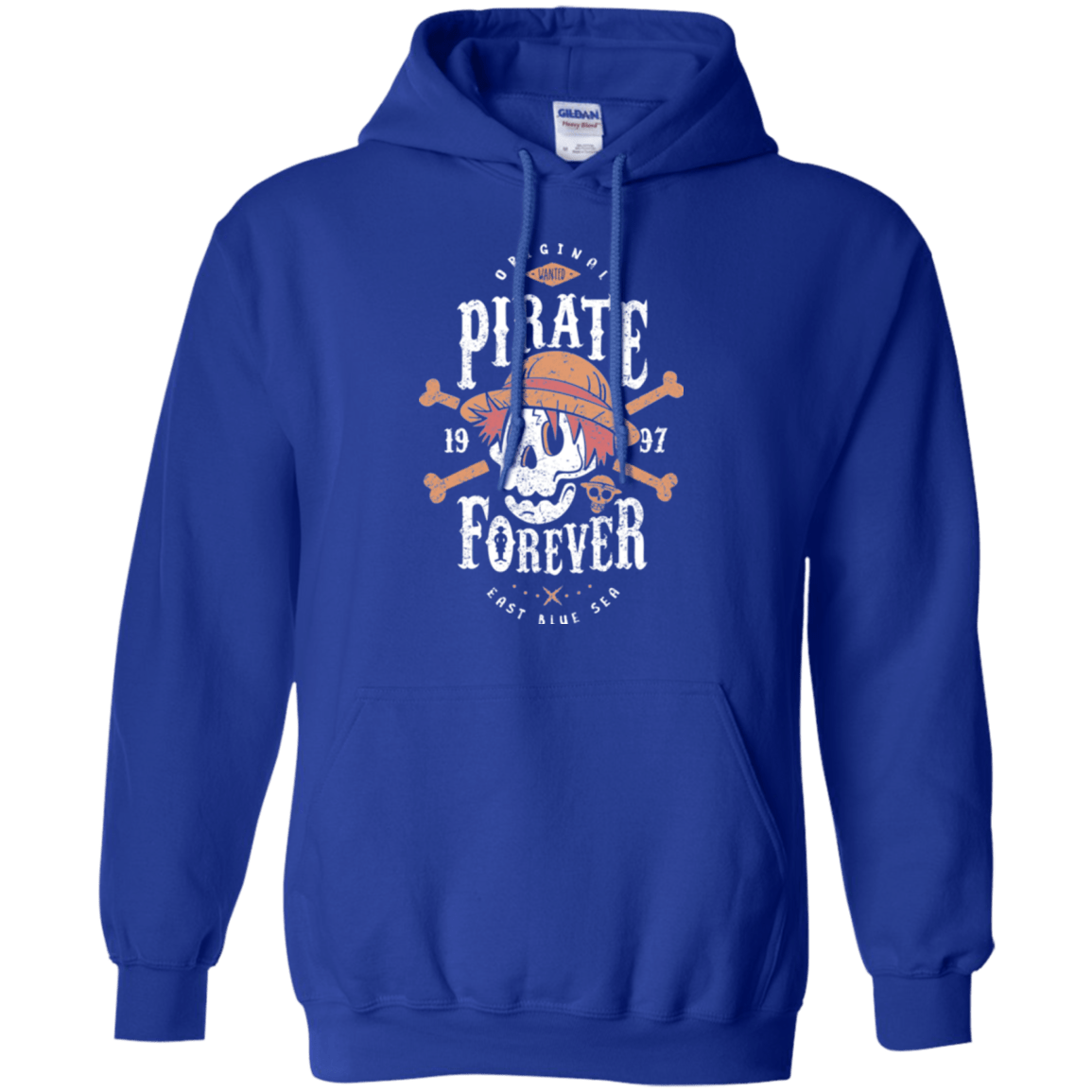 Sweatshirts Royal / Small Wanted Pirate Forever Pullover Hoodie